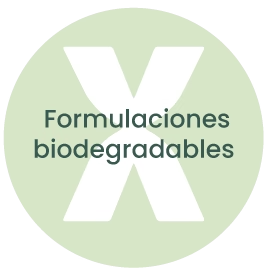 Formulaciones biodegradables